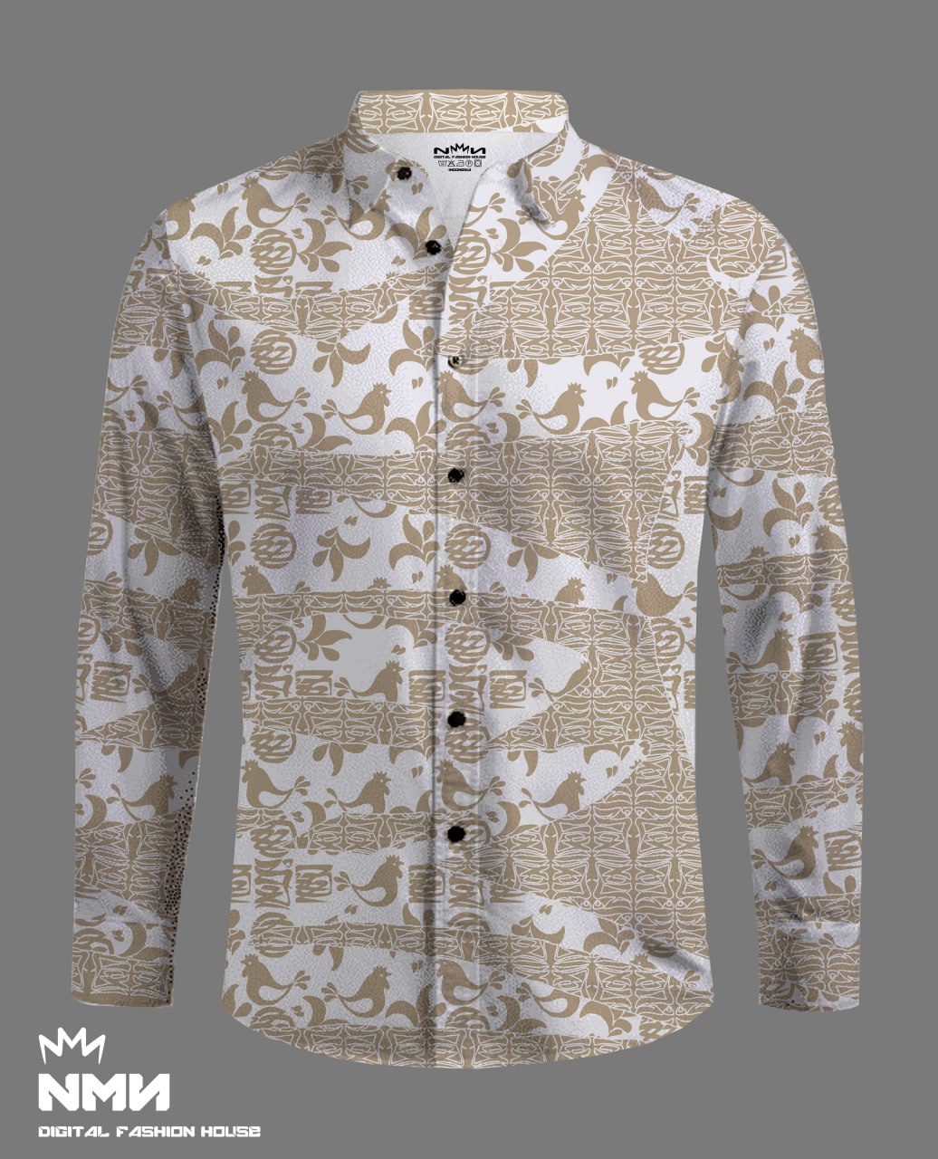 Batik Kemeja Pria motif Parang