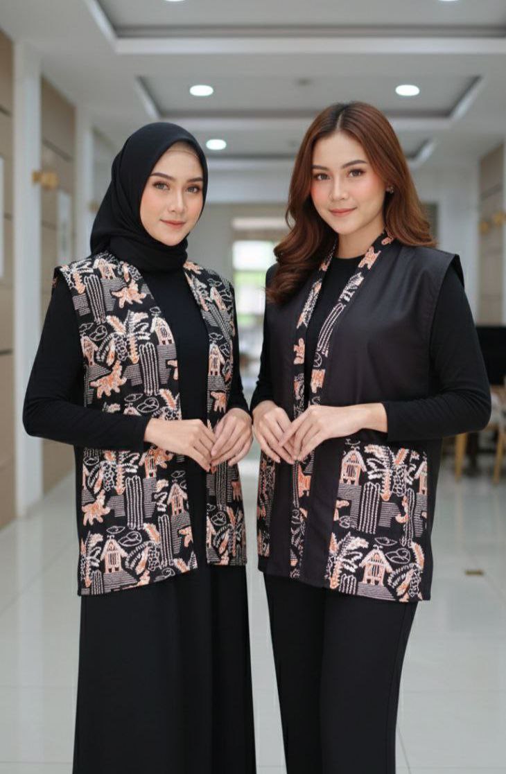 Kemeja Batik Lengan Panjang motif Sidomukti
